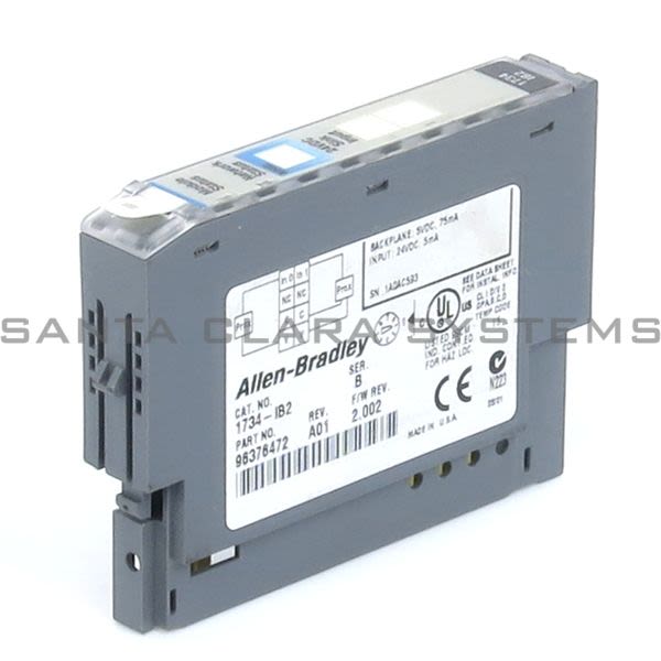 Allen Bradley 1734-IB2 2-Channel 24V DC Sink Input Module Product Image