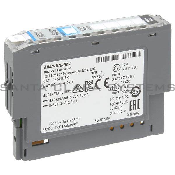 Allen Bradley 1734-IB8K Input Module Product Image