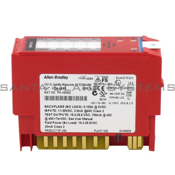 Allen Bradley 1734-IB8S Point Guard I/O Module Product Image