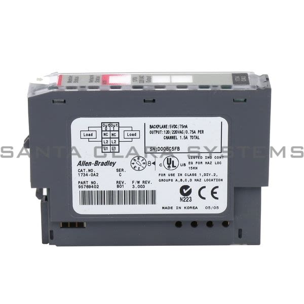 Allen Bradley 1734-OA2 2-Channel 120/220V AC Output Module Product Image