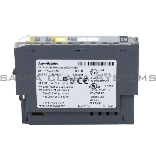 Allen Bradley 1734-OE2C Analog Output Module Product Image