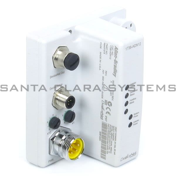 Allen Bradley 1738-ADN12 DeviceNet 24VDC Adapter Product Image
