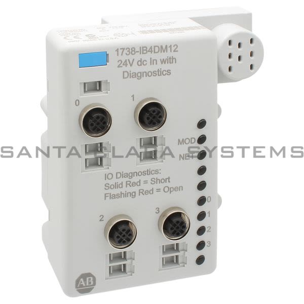 Allen Bradley 1738-IB4DM12 On-Machine Distributed I/O Module Product Image