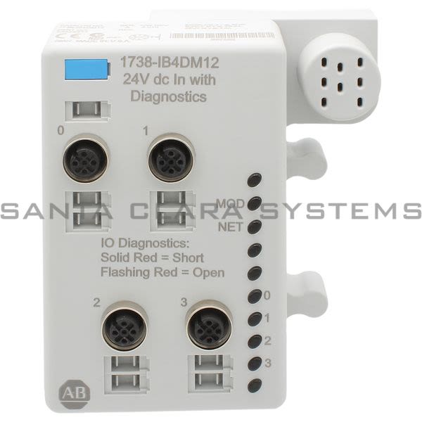 Allen Bradley 1738-IB4DM12 On-Machine Distributed I/O Module Product Image