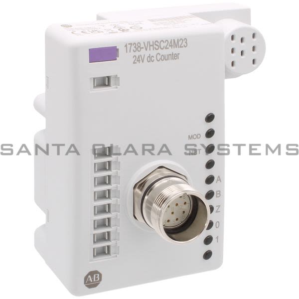 Allen Bradley 1738-VHSC24M23 24VDC Very High Speed Counter With Source Out M23 Weight: 3 lbs. Product Image