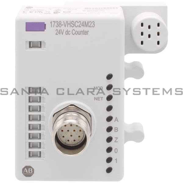 Allen Bradley 1738-VHSC24M23 24VDC Very High Speed Counter With Source Out M23 Weight: 3 lbs. Product Image