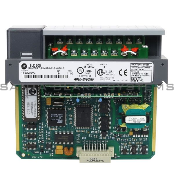 Allen Bradley 1746-INT4 Isolated Thermocouple Input Module | SLC 500 Product Image