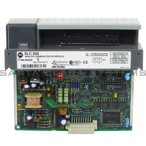 Allen Bradley 1746-NIO4V Analog Combination Module | SLC 500 Product Image
