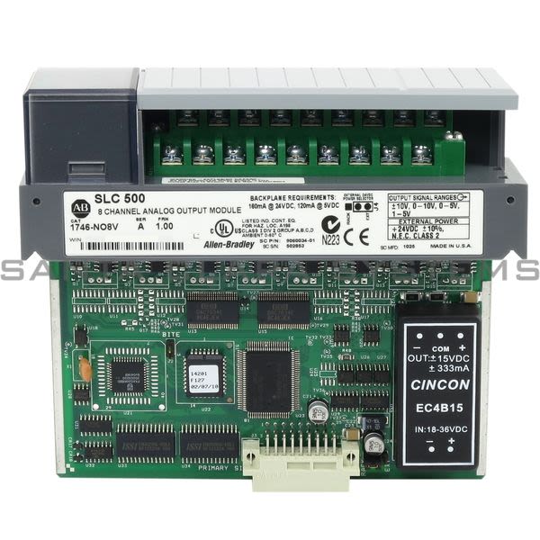 Allen Bradley 1746-NO8V  Analog Output Module | SLC 500 Product Image