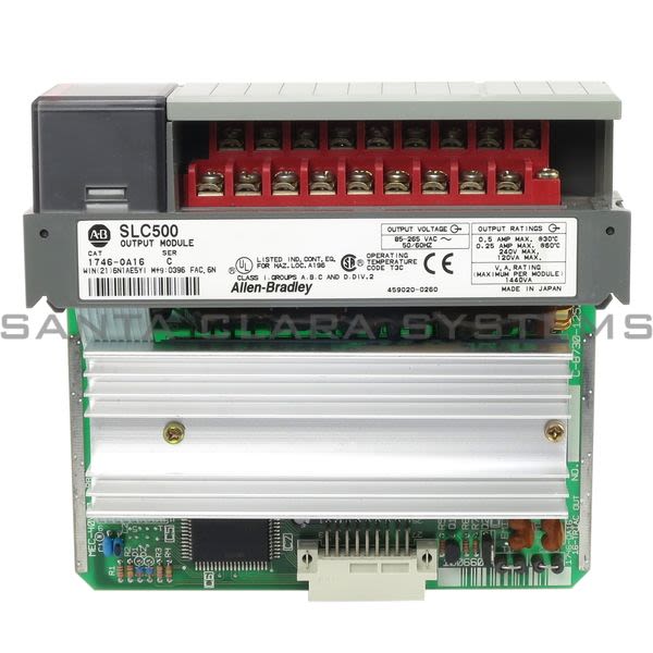 Allen Bradley 1746-OA16 Digital AC Output Module | SLC 500 Product Image
