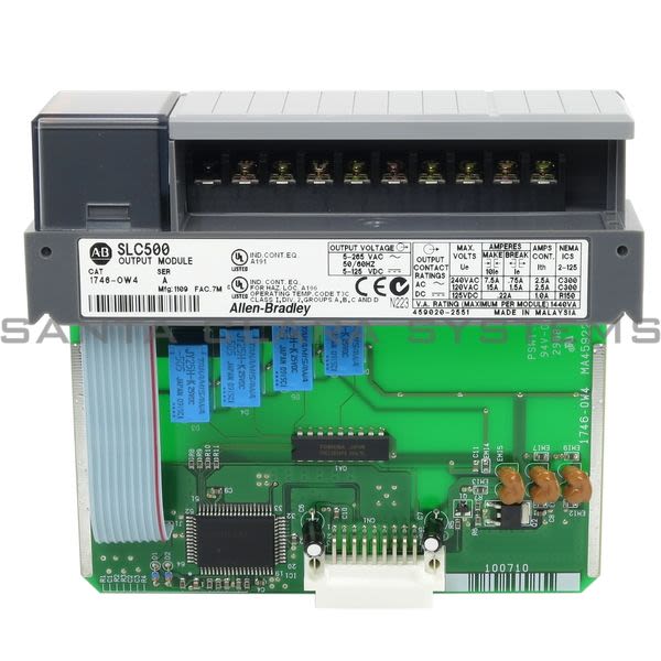 Allen Bradley 1746-OW4  Output Module 4 Point Relay Product Image