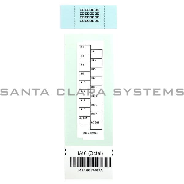 Allen Bradley 1746-RL41 Label Kit for 1746-IB16 Input Module Product Image