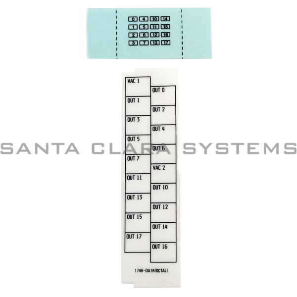 Allen Bradley 1746-RL51 Octal Label Kit for 1746-OB16 Output Module Product Image