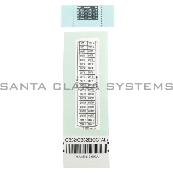 Allen Bradley 1746-RL71 Replacement Octal Label Kit for Ctlg 1746-OV32 Weight: 1 lbs. Product Image