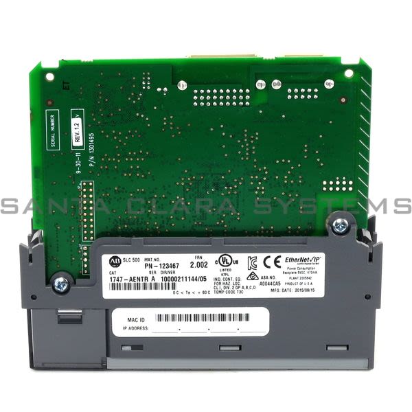 Allen Bradley 1747-AENTR Ethernet/IP Communication Module Product Image