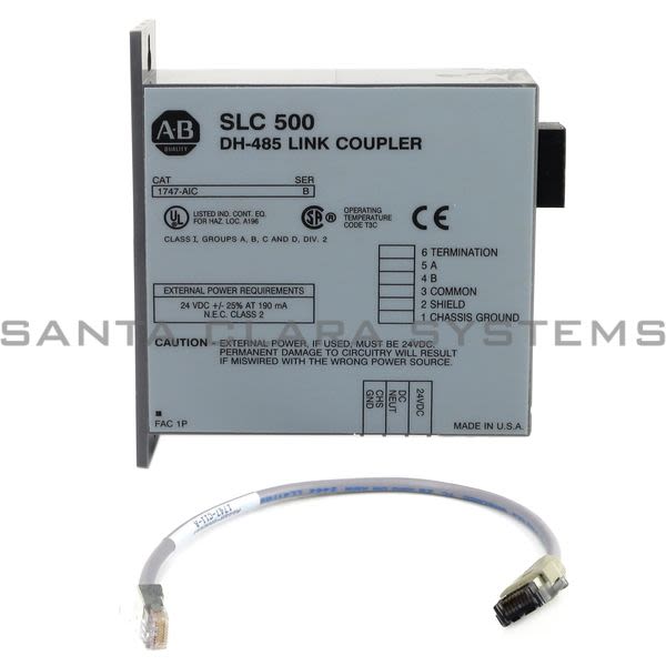 Allen Bradley 1747-AIC Isolated Link Coupler | SLC 500 DH-485 Product Image