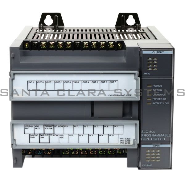 Allen Bradley 1747-L20D  Processor | SLC 500 Fixed Hardware PLC Product Image