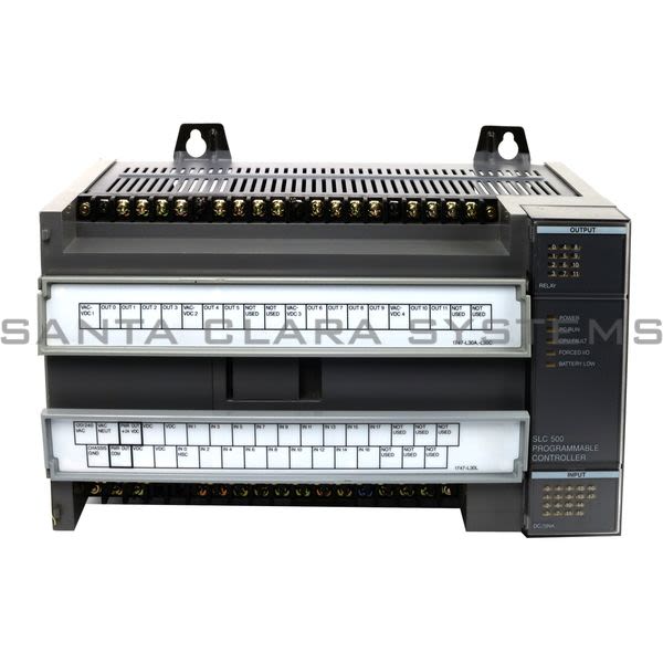 Allen Bradley 1747-L30C Processor Unit | 30 I/O PLC Fixed Hardware Style Product Image
