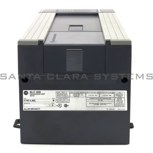 Allen Bradley 1747-L40E Processor Unit | SLC 500 Product Image