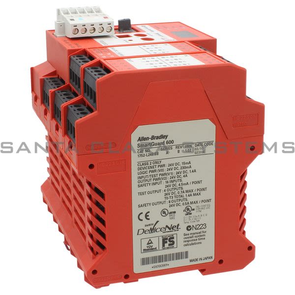 Allen Bradley 1752-L24BBB  Smartguard 600 Small Safety Controller Product Image