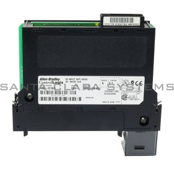 Allen Bradley 1756-IC16 16-Point Input Module | ControlLogix 30-60 VDC Product Image