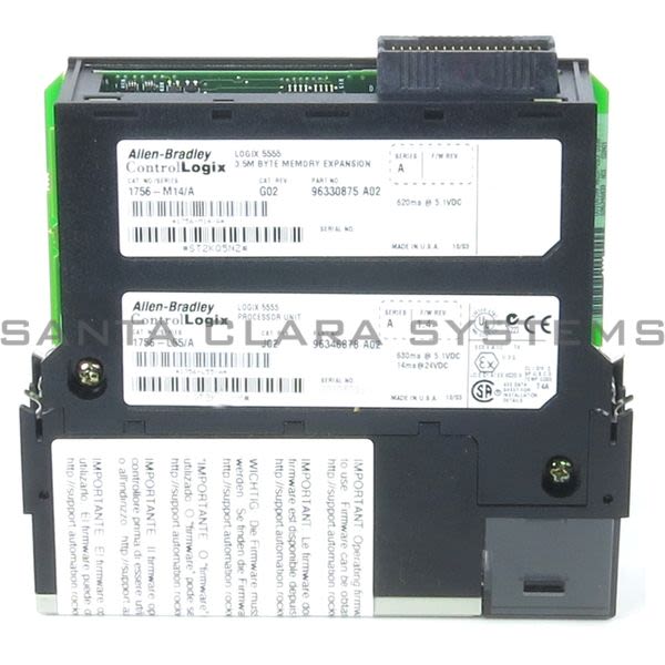 Allen Bradley 1756-L55M14 LOGIX5555 Processor | ControlLogix Product Image