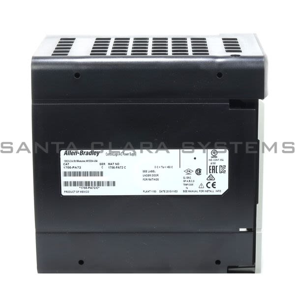 Allen Bradley 1756-PA72 Power Supply | ControlLogix Product Image