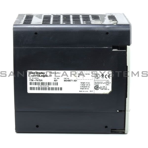 Allen Bradley 1756-PA75 Power Supply | ControlLogix Product Image