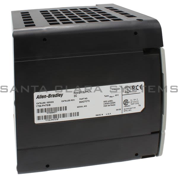 Allen Bradley 1756-PH75 Power Supply | ControlLogix Product Image