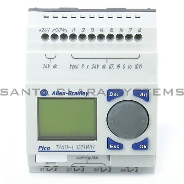 Allen Bradley 1760-L12BWB PICO Controller | MicroLogix Product Image