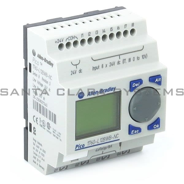Allen Bradley 1760-L12BWB-NC PICO Controller | MicroLogix Product Image