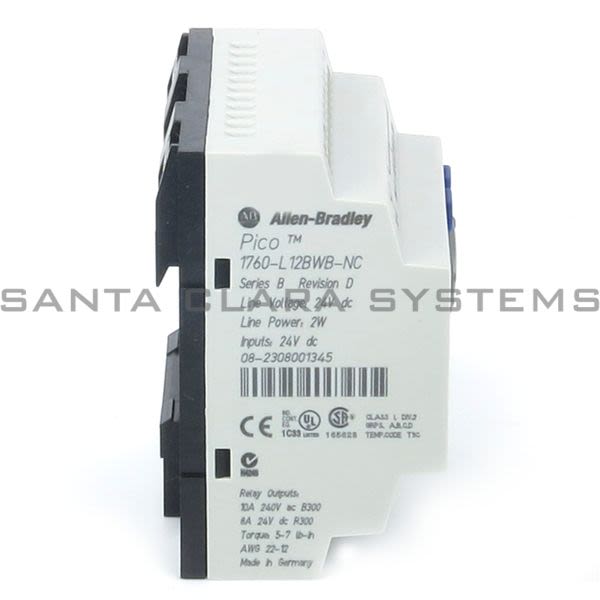 Allen Bradley 1760-L12BWB-NC PICO Controller | MicroLogix Product Image