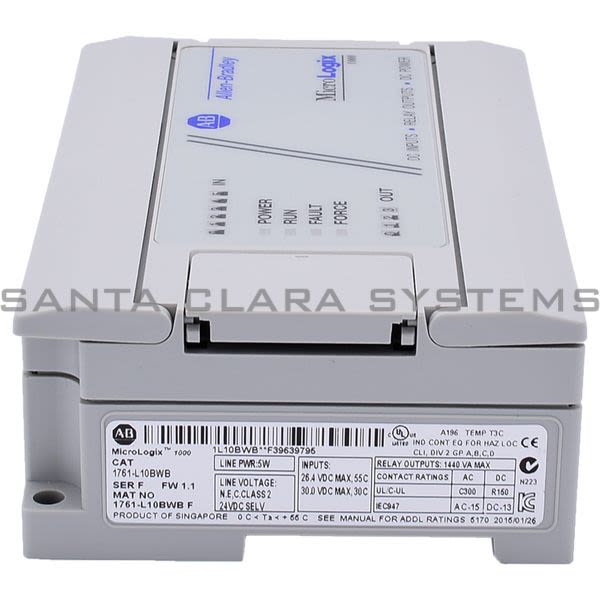 Allen Bradley 1761-L10BWB Controller | MicroLogix 1000 Product Image