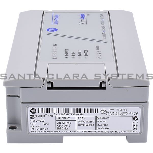 Allen Bradley 1761-L10BXB Controller | MicroLogix 1000 Product Image