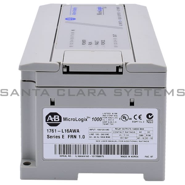 Allen Bradley 1761-L16AWA Controller | MicroLogix 1000 Product Image