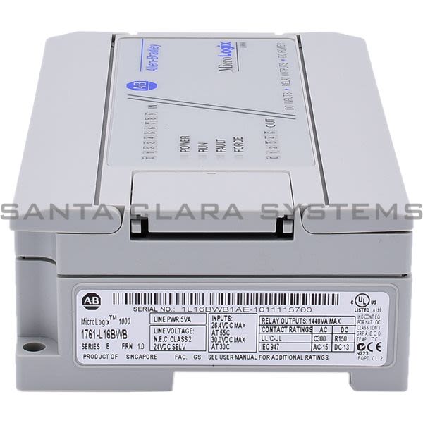 Allen Bradley 1761-L16BWB Controller | MicroLogix 1000 Product Image