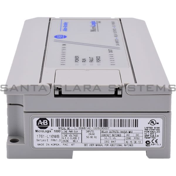 Allen Bradley 1761-L16NWB Controller | MicroLogix 1000 Product Image