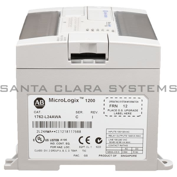 Allen Bradley 1762-L24AWA Controller | MicroLogix 1200 Product Image