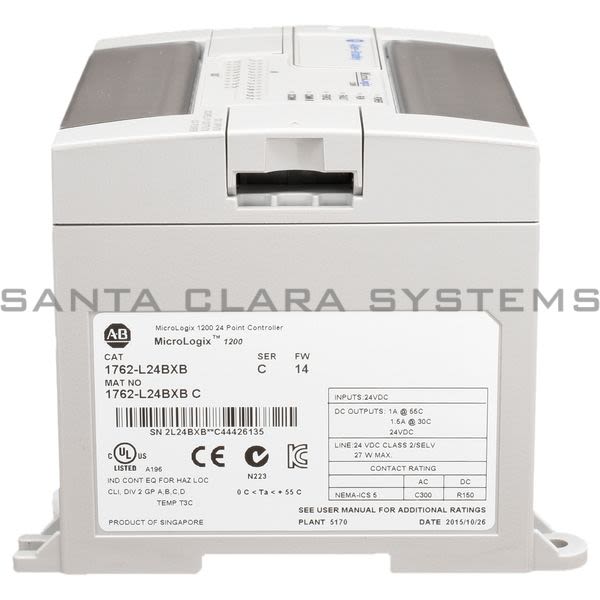 Allen Bradley 1762-L24BXB Controller | MicroLogix 1200 Product Image