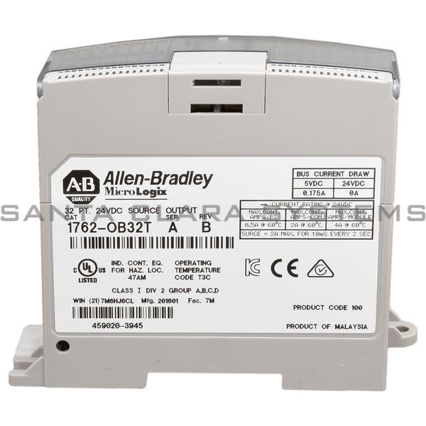 Allen Bradley 1762-OB32T Output Card | MicroLogix Product Image