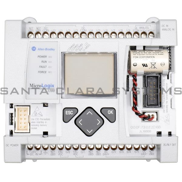 Allen Bradley 1763-L16BBB  Controller | MicroLogix 1100 Product Image