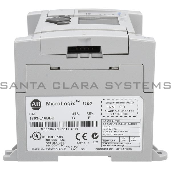 Allen Bradley 1763-L16BBB  Controller | MicroLogix 1100 Product Image
