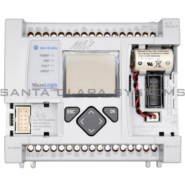 Allen Bradley 1763-L16DWD  Controller | MicroLogix 1100 Product Image