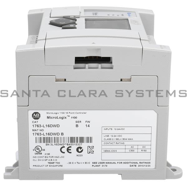 Allen Bradley 1763-L16DWD  Controller | MicroLogix 1100 Product Image