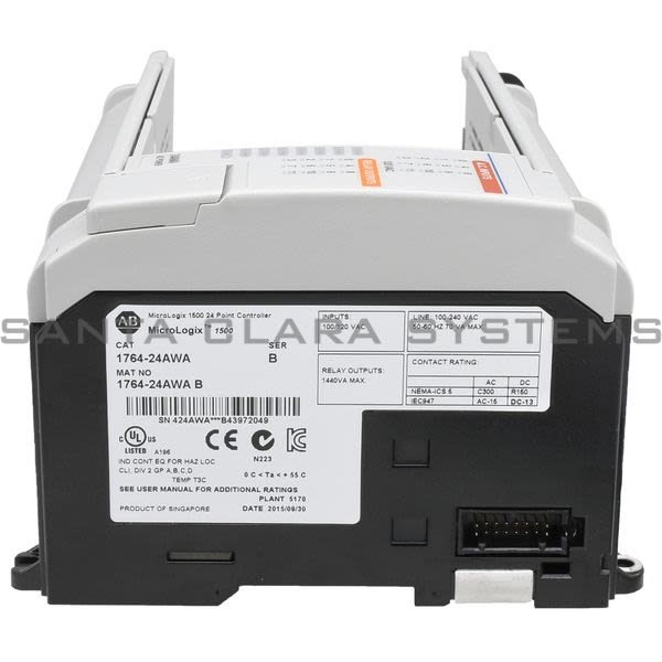Allen Bradley 1764-24AWA PLC Base Unit | MicroLogix 1500 Product Image