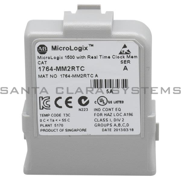 Allen Bradley 1764-MM2RTC MicroLogix 1500 16K Mem Mod W/RTC Product Image