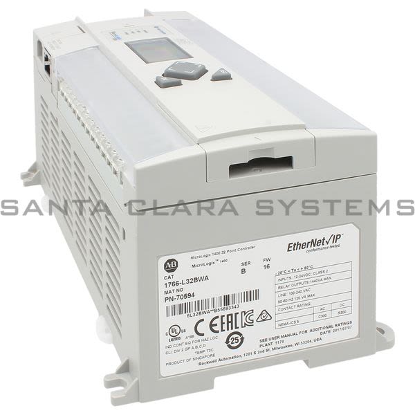 Allen Bradley 1766-L32BWA MicroLogix Controller Product Image