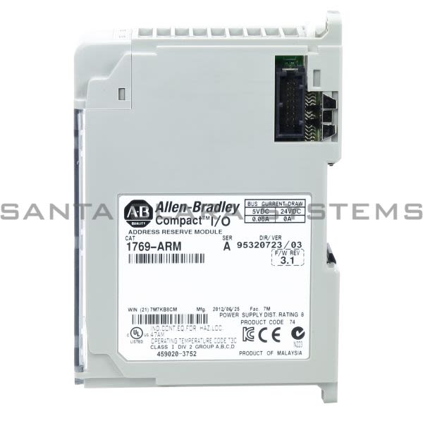 1769-ARM Allen Bradley In stock and ready to ship - Santa Clara Systems