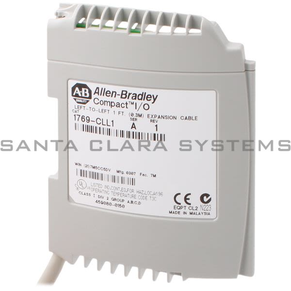 Allen Bradley 1769-CLL1 1 ft (305 mm) Left-to-Left Bus Expansion Cable Product Image