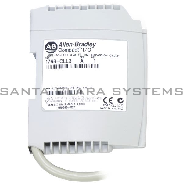 Allen Bradley 1769-CLL3 3.28 ft (1 m) Left-to-Left Bus Expansion Cable Product Image